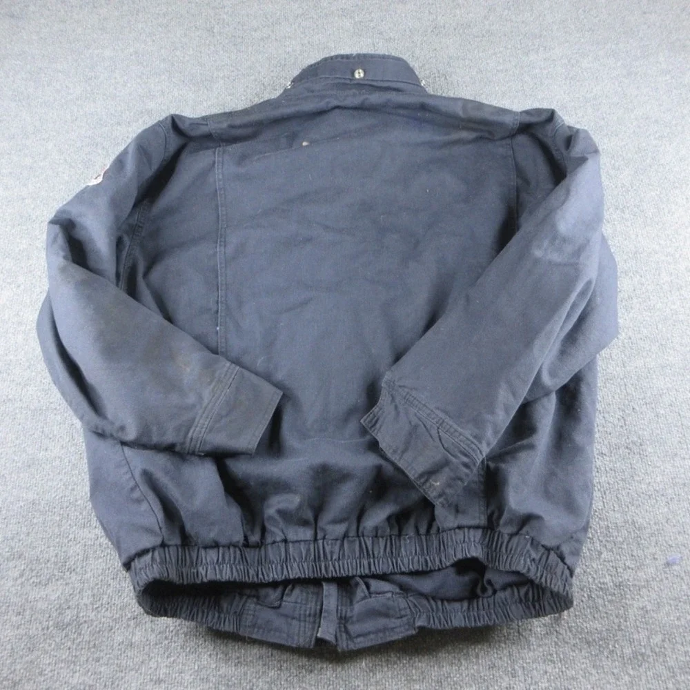 Bulwark FR Excel Jacket Mens 3XL Blue Full Zip Flame Resistant Workwear